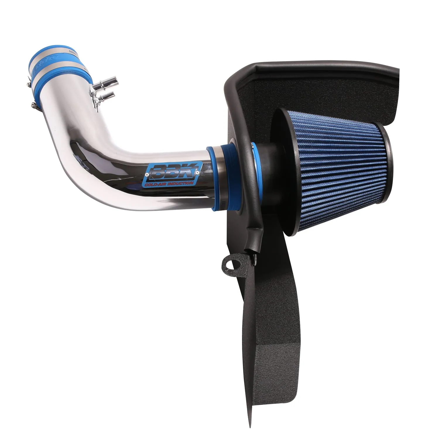BBK Performance Parts 1846 2015-2017 MUSTANG 3.7L COLD AIR INDUCTION SYSTEM (POWDER CHROME).