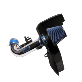 BBK Performance Power Plus Air Induction System Reusable Oiled Filter Chrome Ford Coyote - Ford Mustang 2015-16