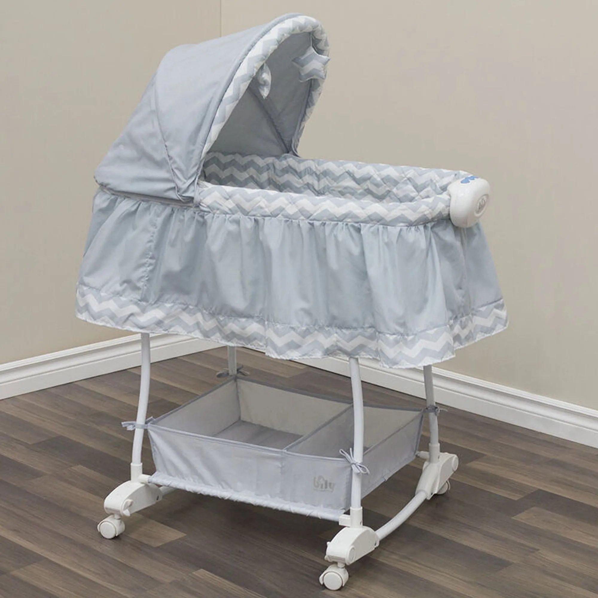BILY Rocking Bassinet - Serene Chevron