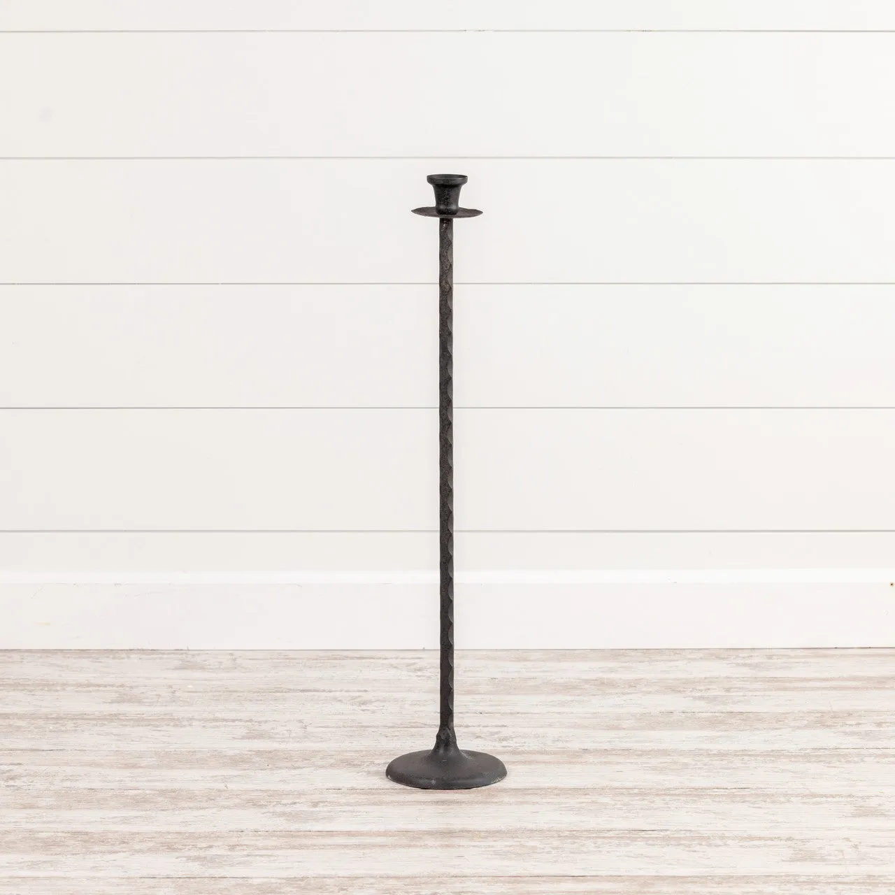 Black Tall Taper Candlestick