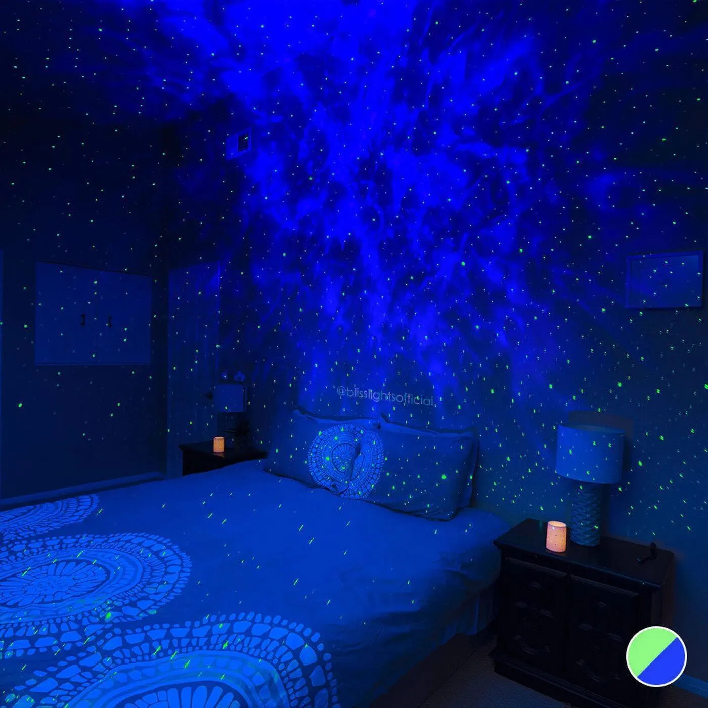 BlissLights SKYLite Laser Galaxy Projector