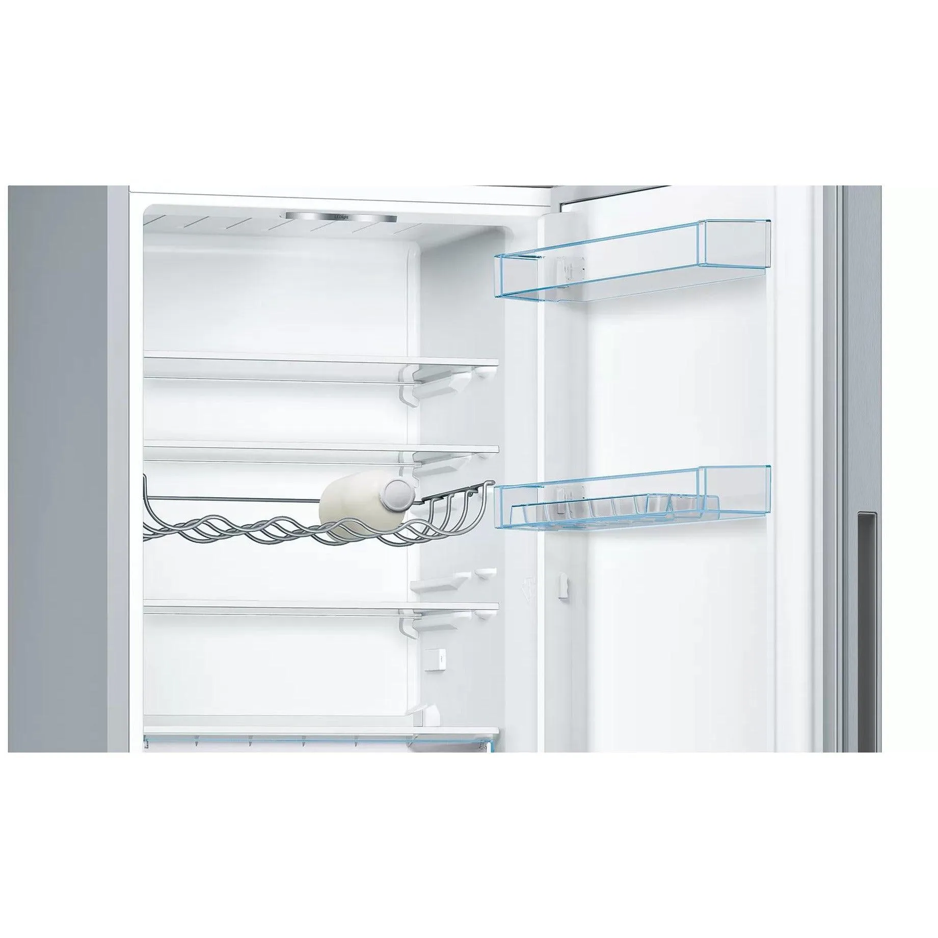 Bosch 60/40 Serie 4 289L Freestanding Fridge Freezer - Stainless Steel | KGV33VLEAG