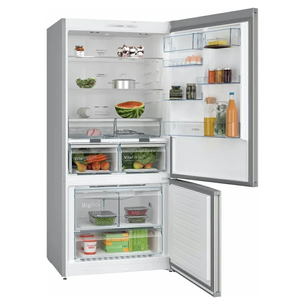 Bosch Series 4 631L Freestanding Fridge Freezer - Stainless Steel | KGN86VIEA