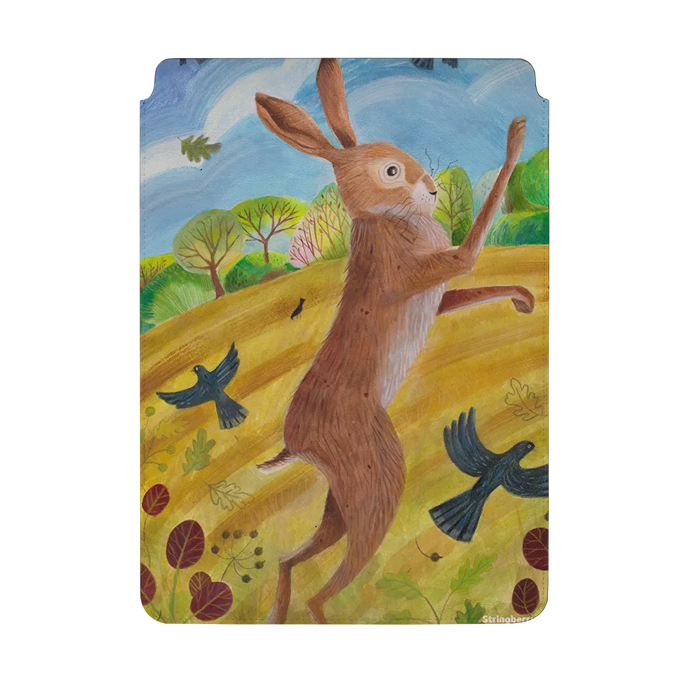 Boxing Hare By Bex Parkin Laptop, Kindle & iPad Sleeve