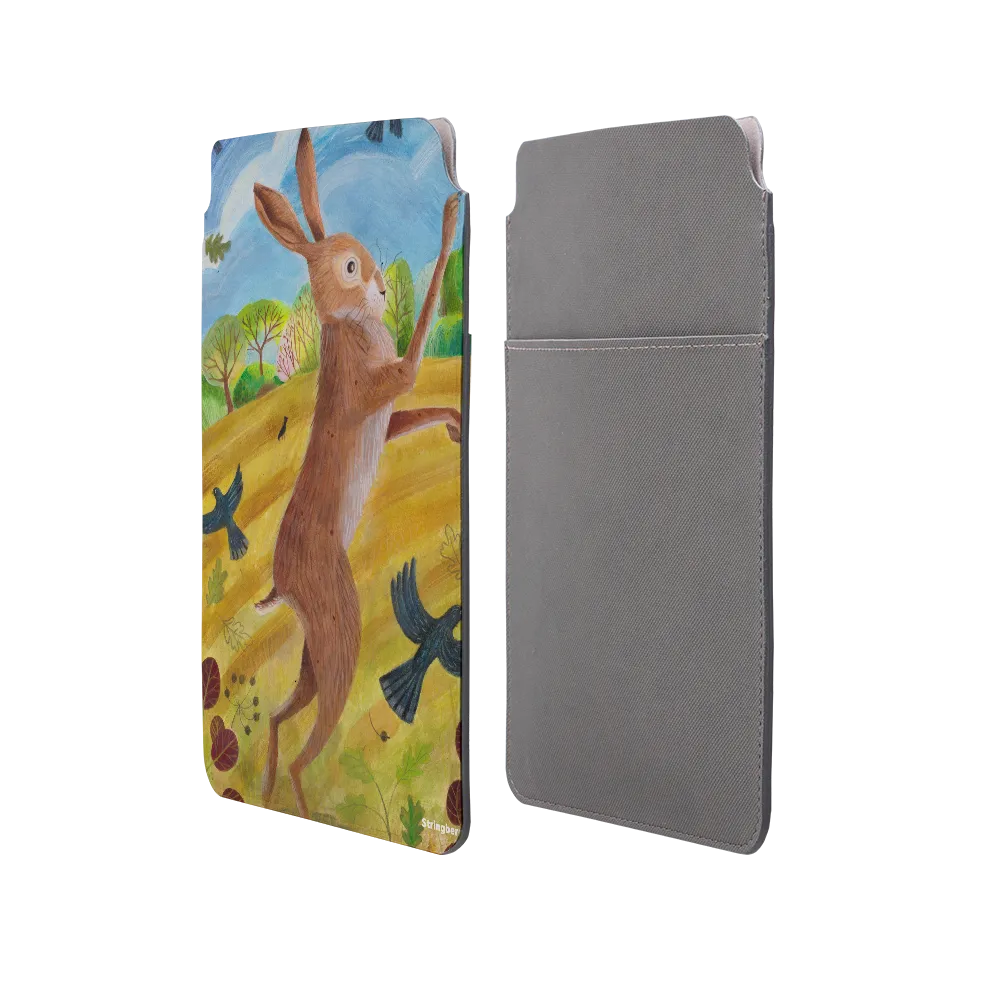 Boxing Hare By Bex Parkin Laptop, Kindle & iPad Sleeve