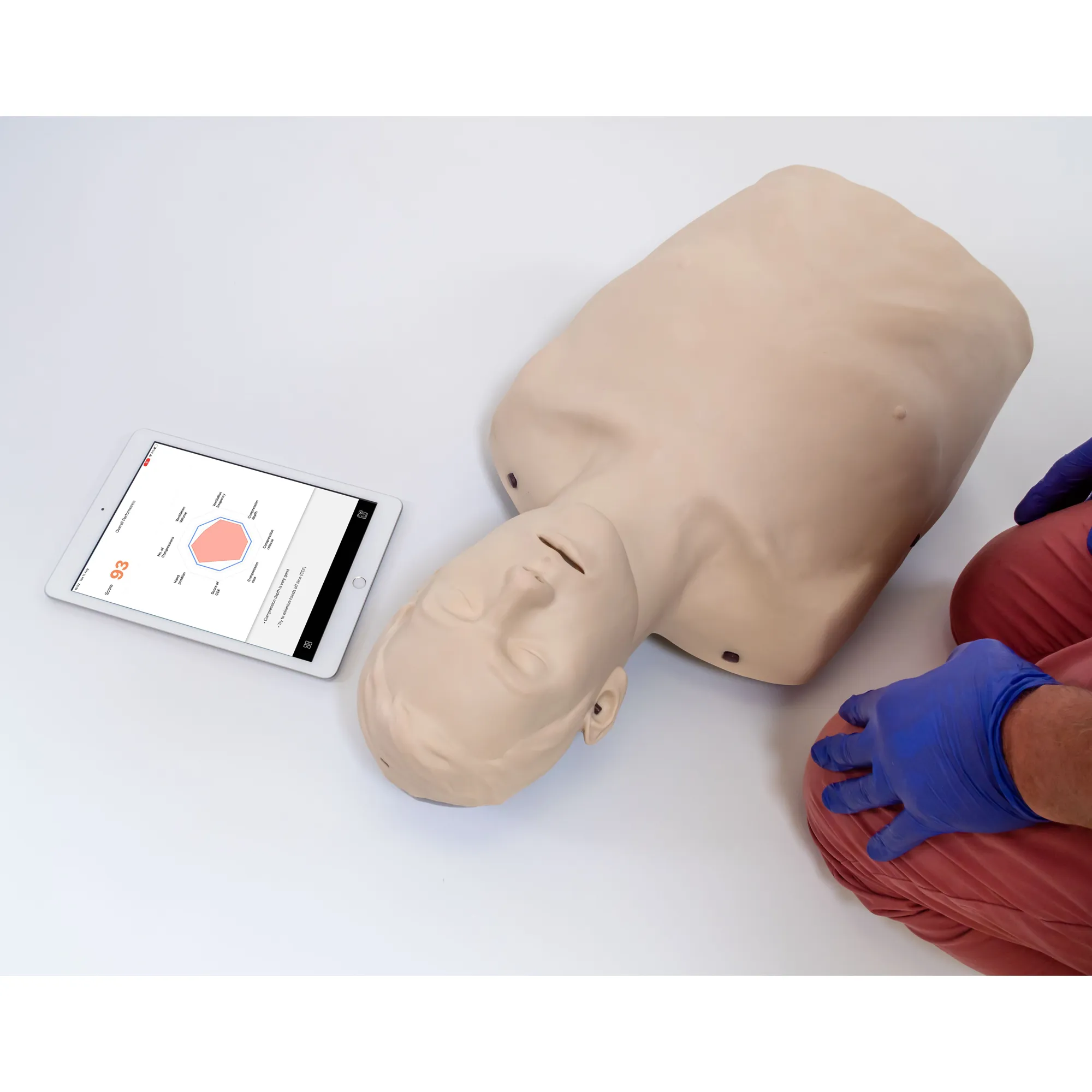 Brayden Adult Pro Manikin - Red Light