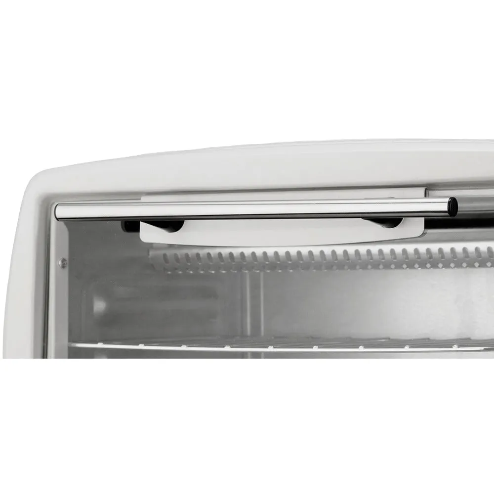 Brentwood Ts-345W 9-Liter 4 Slice Toaster Oven Broiler White