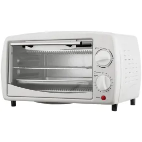Brentwood Ts-345W 9-Liter 4 Slice Toaster Oven Broiler White