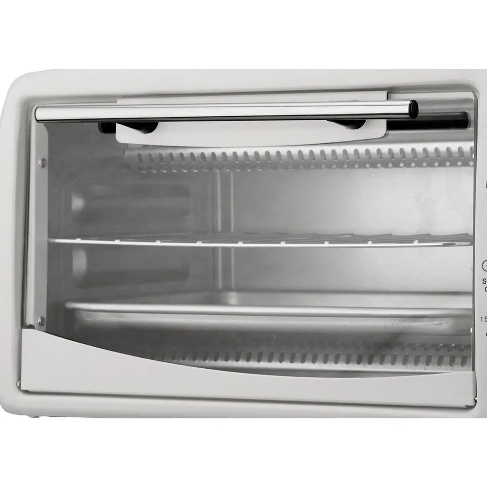 Brentwood Ts-345W 9-Liter 4 Slice Toaster Oven Broiler White