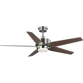 Byars 54" Ceiling Fan in Brushed Nickel