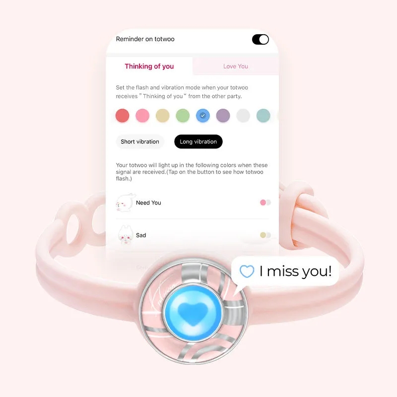 Candy Wave Touch Bracelet Single (Peach Blush）