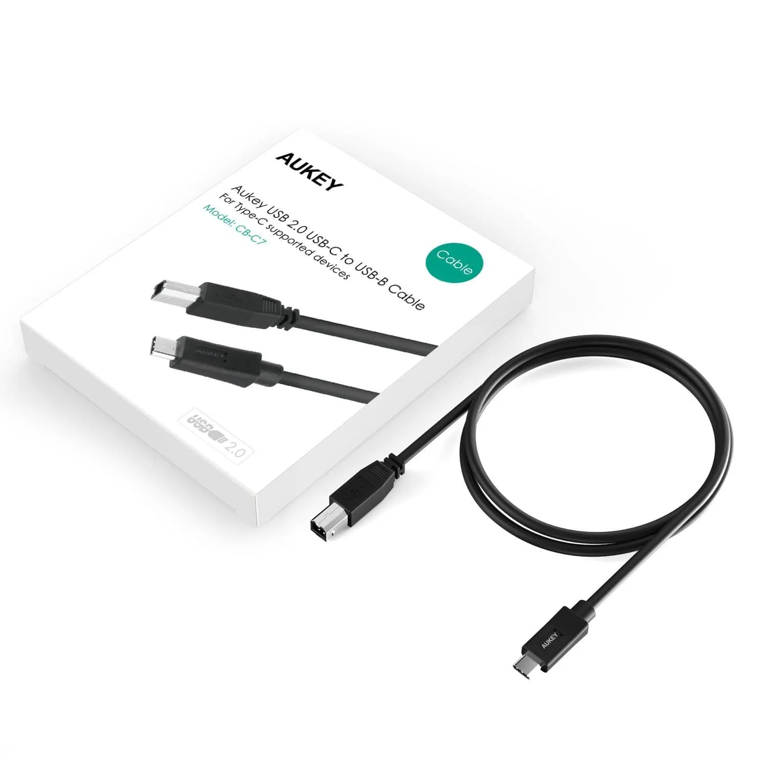 CB-C7 USB 2.0 USB-C To USB-B Cable