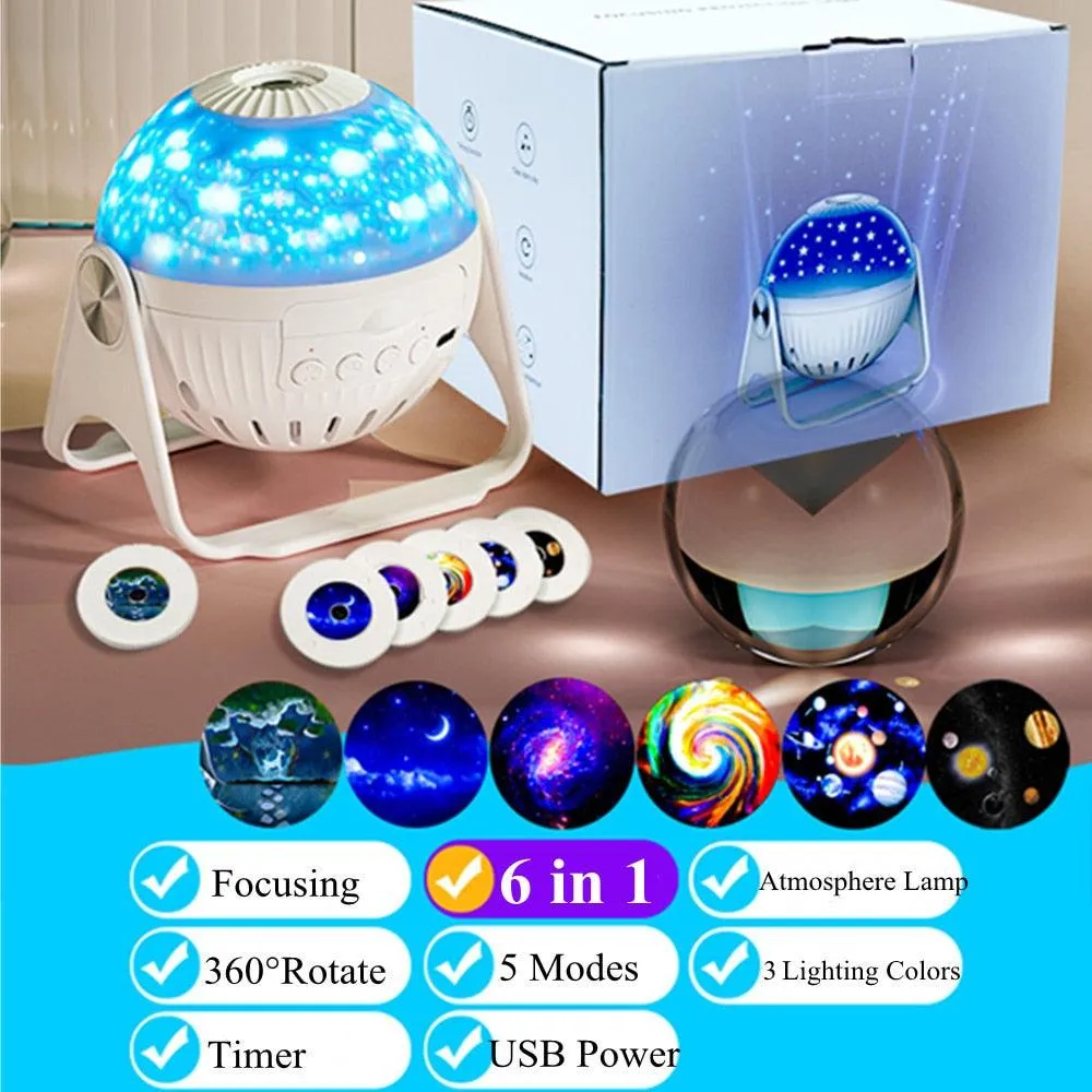 Celestial Dreamscape LED Star Projector - Illuminate Your World with Cosmic Light