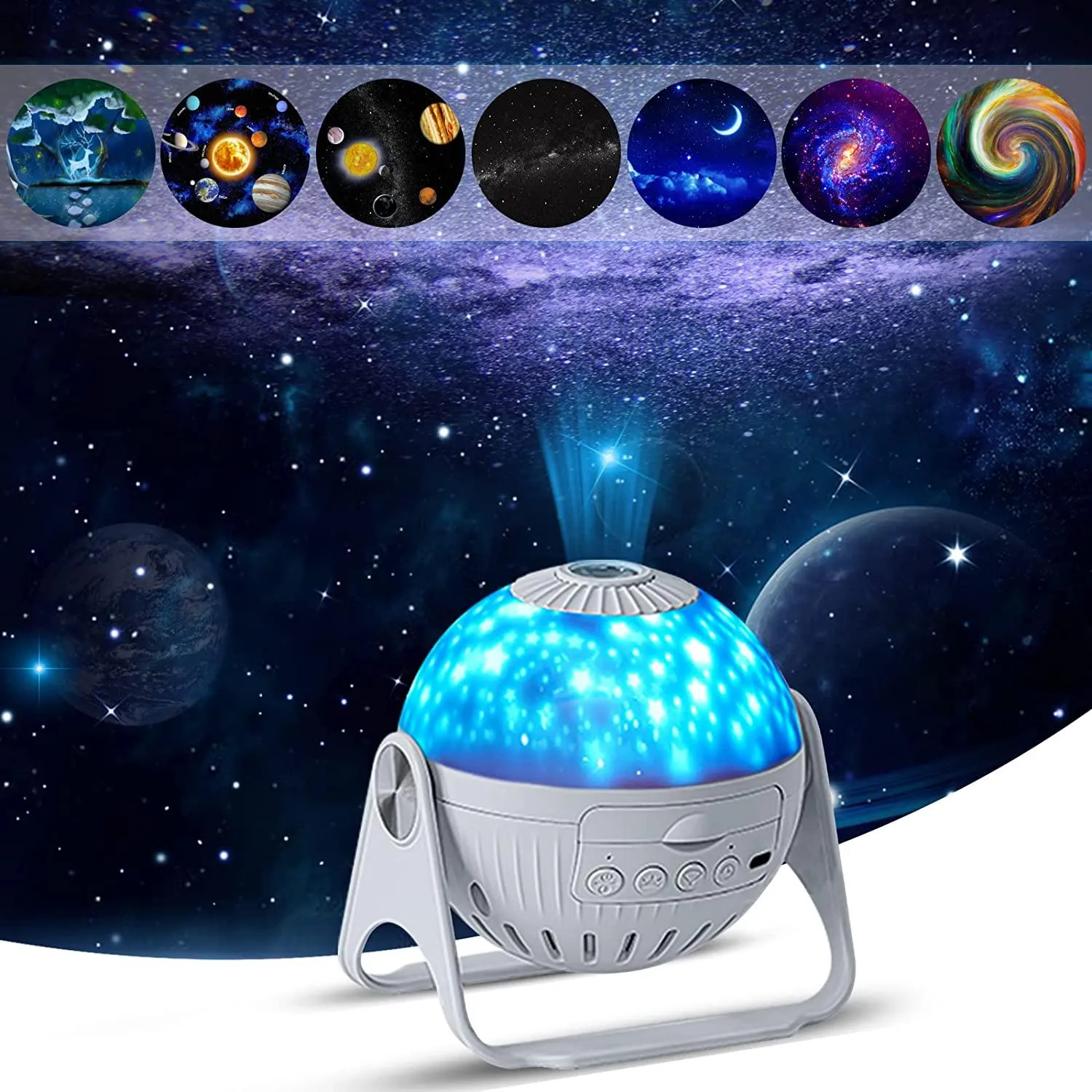 Celestial Dreamscape LED Star Projector - Illuminate Your World with Cosmic Light