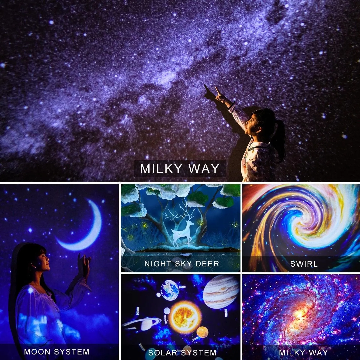 Celestial Dreamscape LED Star Projector - Illuminate Your World with Cosmic Light