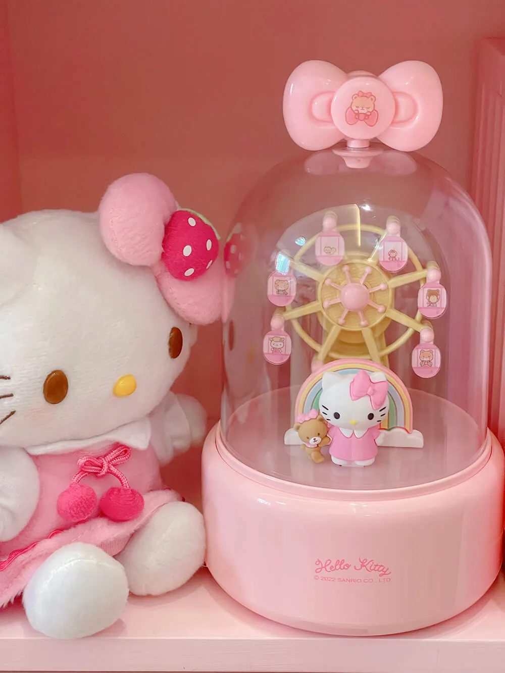 Cinnamoroll Rotating Ferris Wheel Music Box Night Lamp
