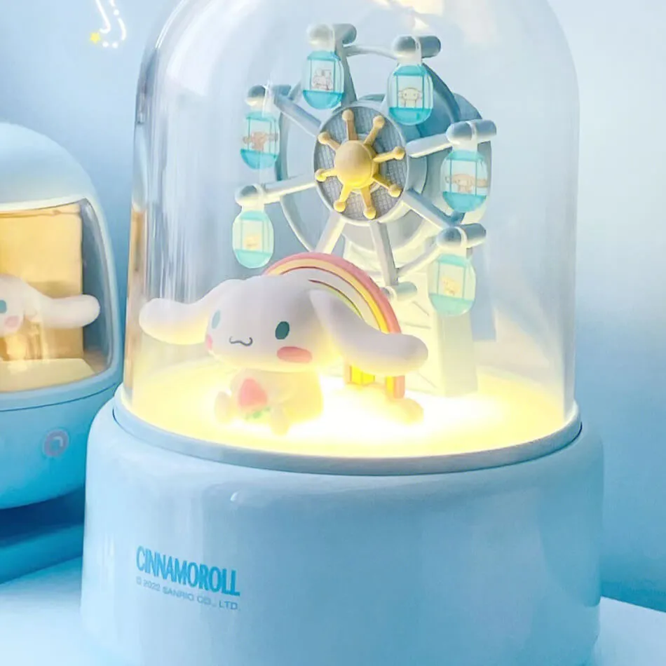 Cinnamoroll Rotating Ferris Wheel Music Box Night Lamp