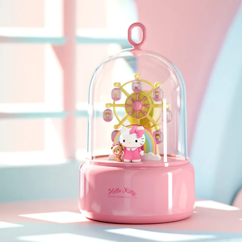 Cinnamoroll Rotating Ferris Wheel Music Box Night Lamp