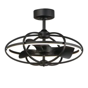 Corona Fan LED Fandelight in Black