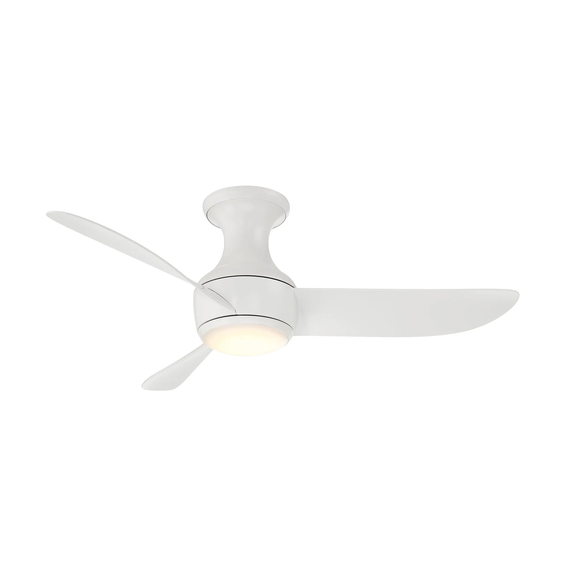 Corona Indoor/Outdoor LED Flush Mount Ceiling Fan