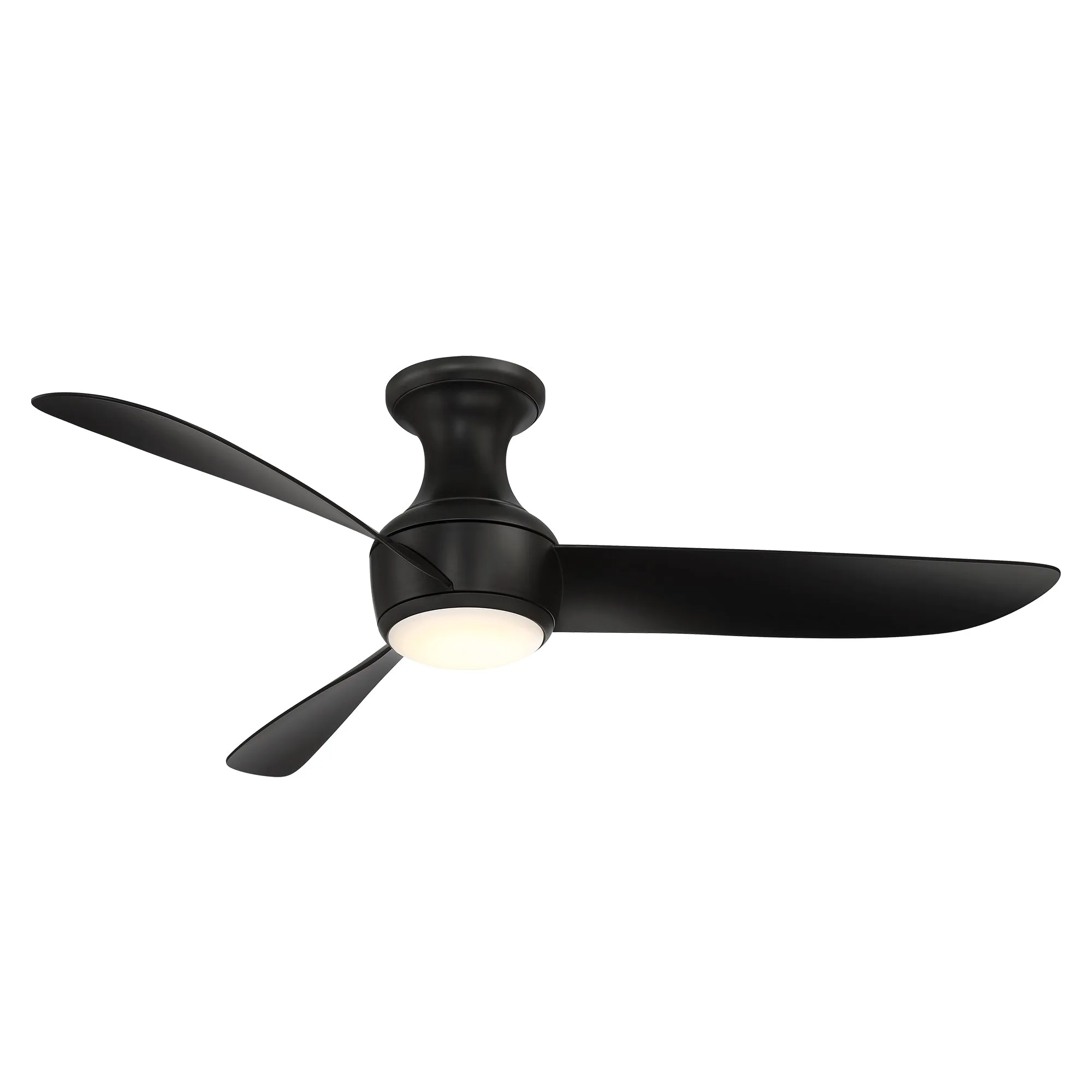 Corona Indoor/Outdoor LED Flush Mount Ceiling Fan