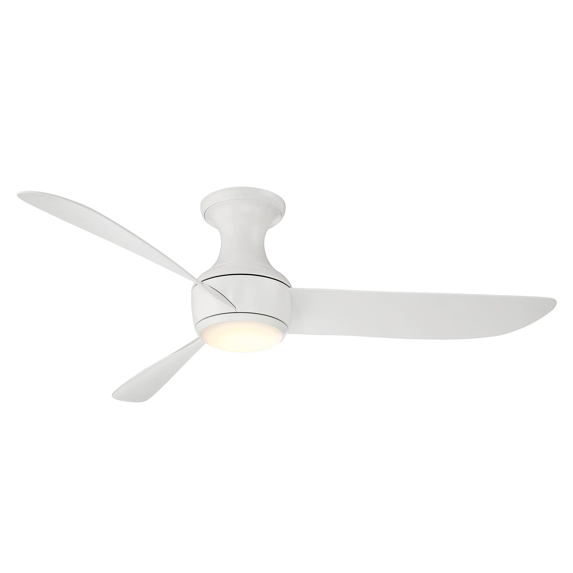 Corona Indoor/Outdoor LED Flush Mount Ceiling Fan