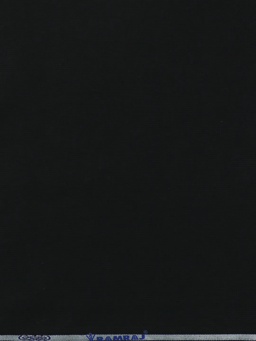 Cotton Rich Black Self design Shirting Fabric Hi-Tech