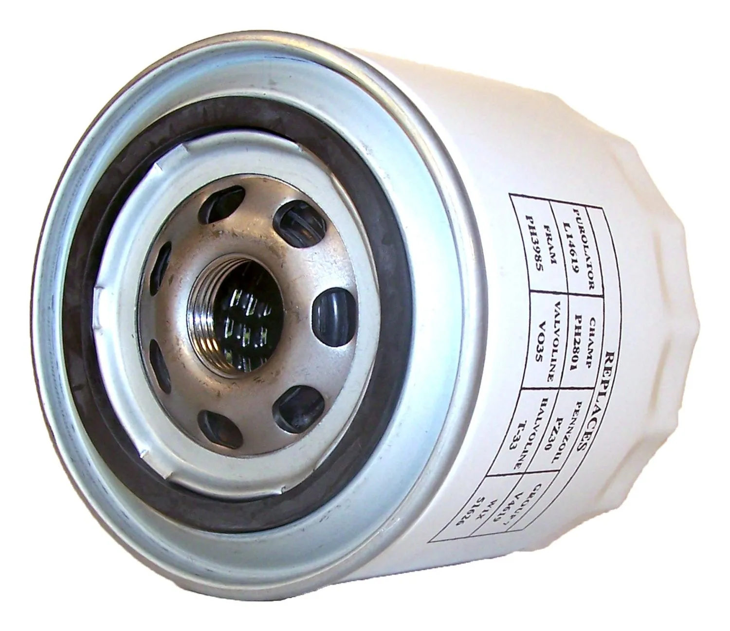 Crown Automotive Jeep Replacement 33004195 Oil Filter; w/Metric Threads;