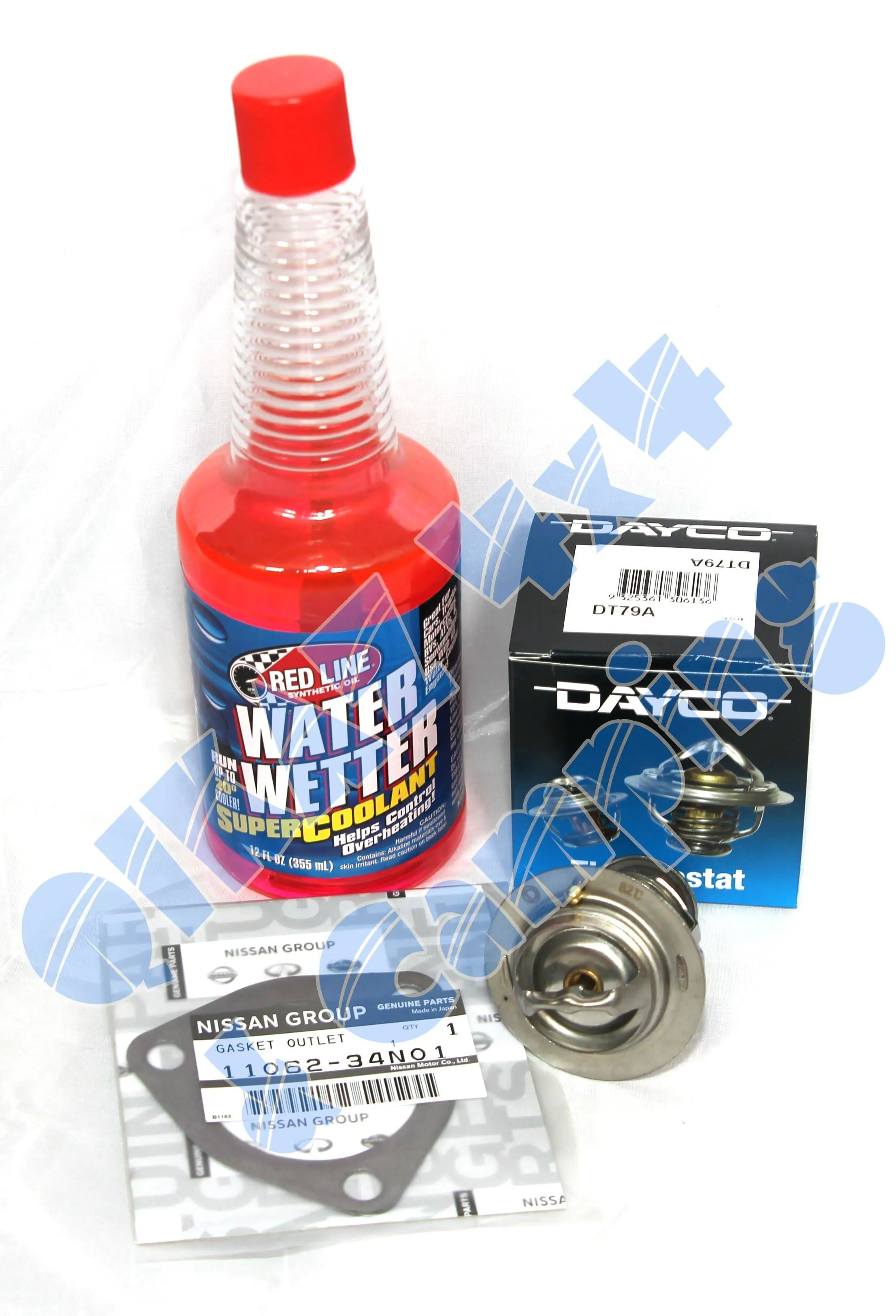 Dayco DT79A Thermostat   Gasket for Nissan Patrol GQ / GU TD42   WaterWetter