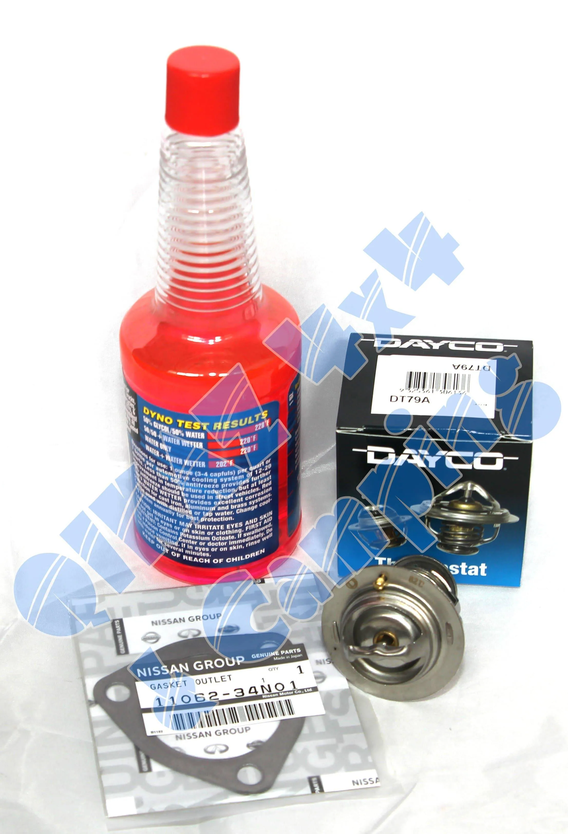 Dayco DT79A Thermostat   Gasket for Nissan Patrol GQ / GU TD42   WaterWetter