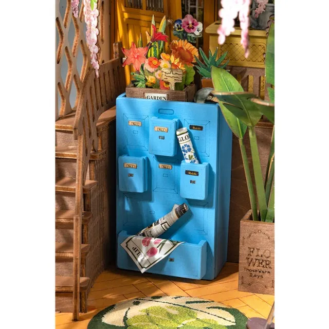 DIY Miniature House Book Nook Kit: Garden House