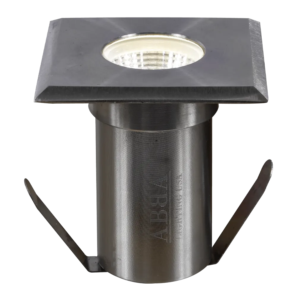 DMS52 3W COB LED Square Top Stainless Steel Waterproof In-Ground Landscape Well Light