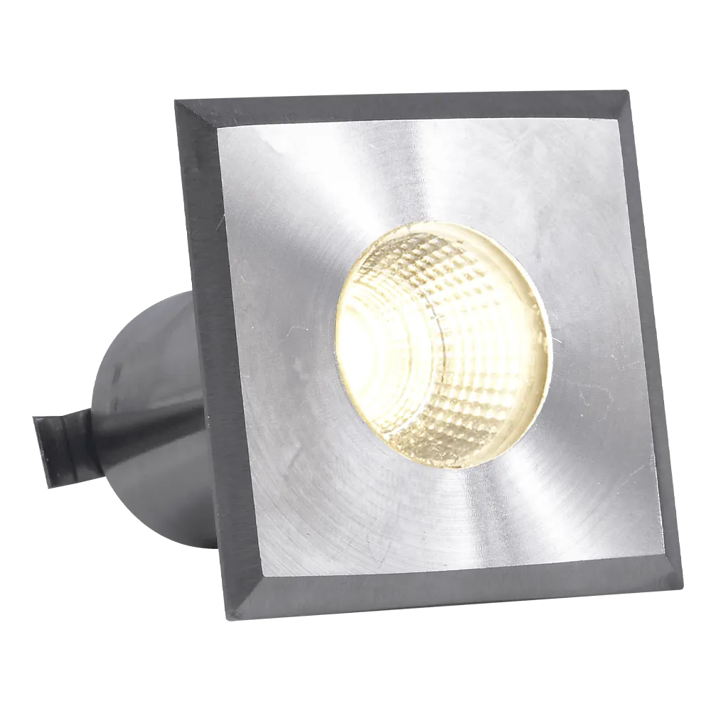 DMS52 3W COB LED Square Top Stainless Steel Waterproof In-Ground Landscape Well Light