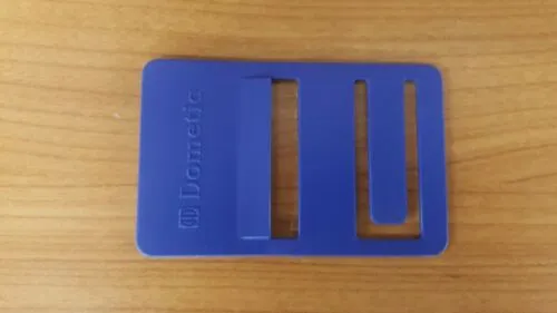 Dometic Fridge Door Spacer Lock Open Stay Card Blue Grey