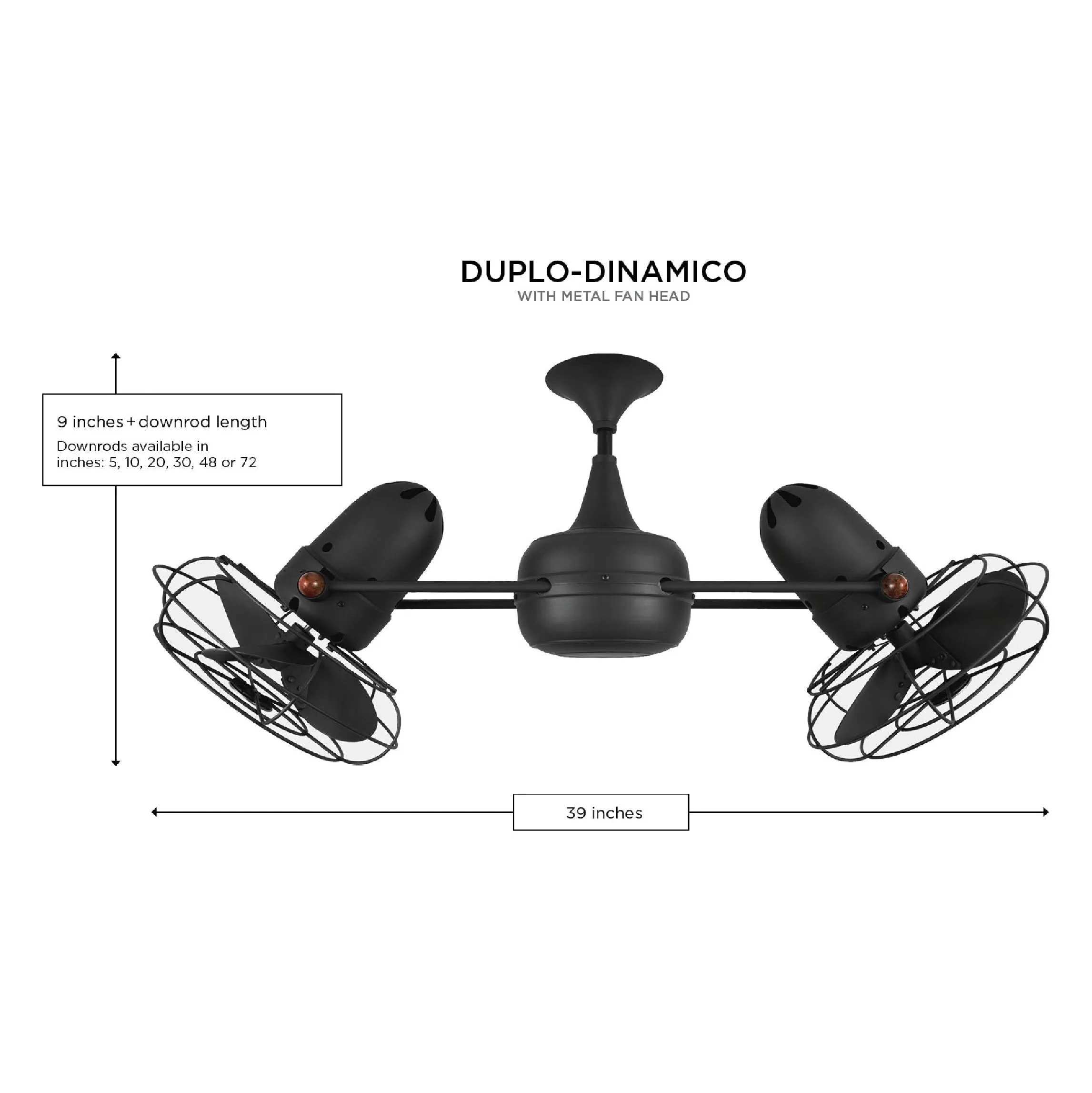 Duplo Dinamico Ceiling Fan