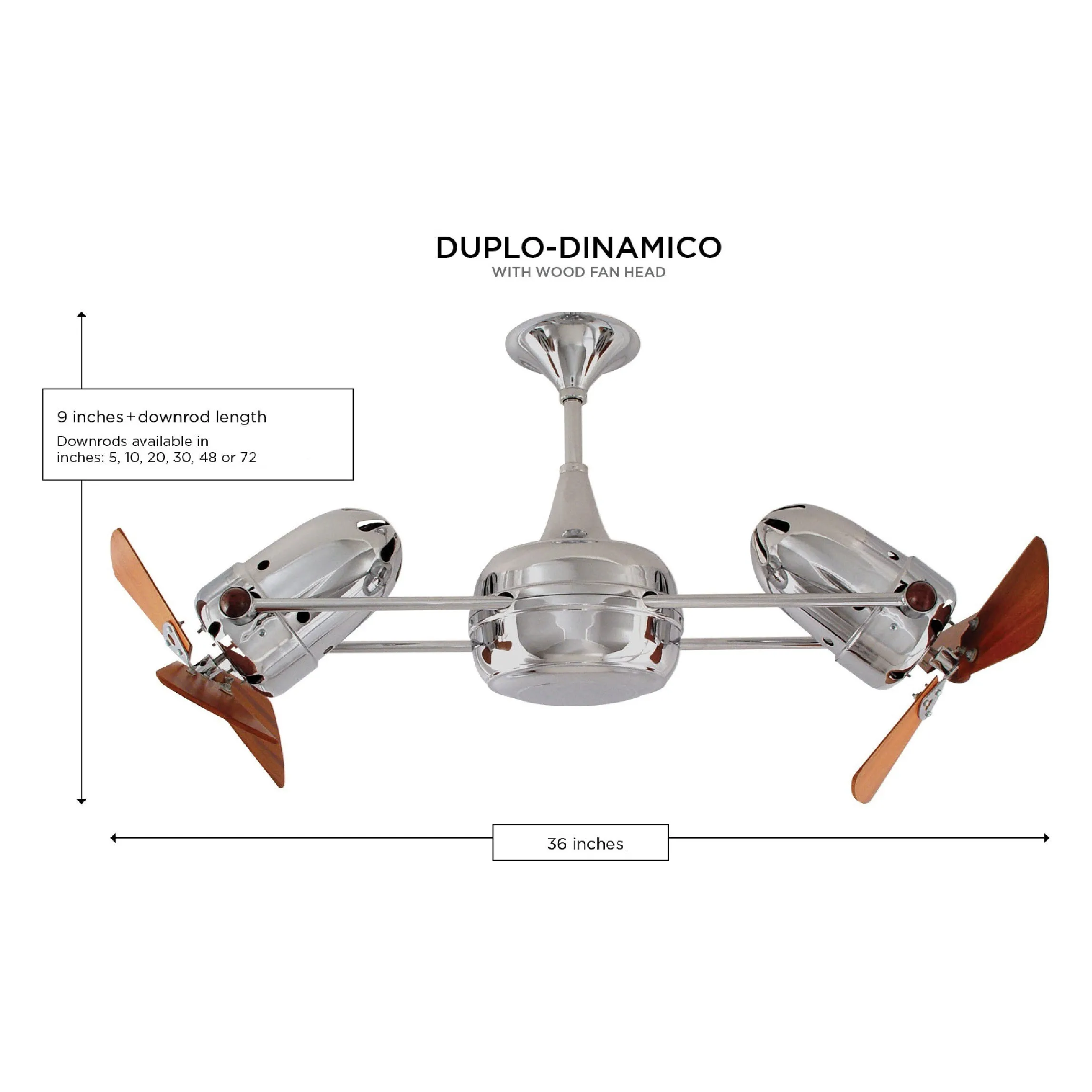 Duplo Dinamico Ceiling Fan