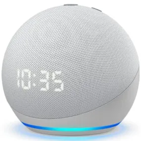 Echo Dot (4th Gen) | Smart Speaker With Clock and Alexa  (Refurbished)