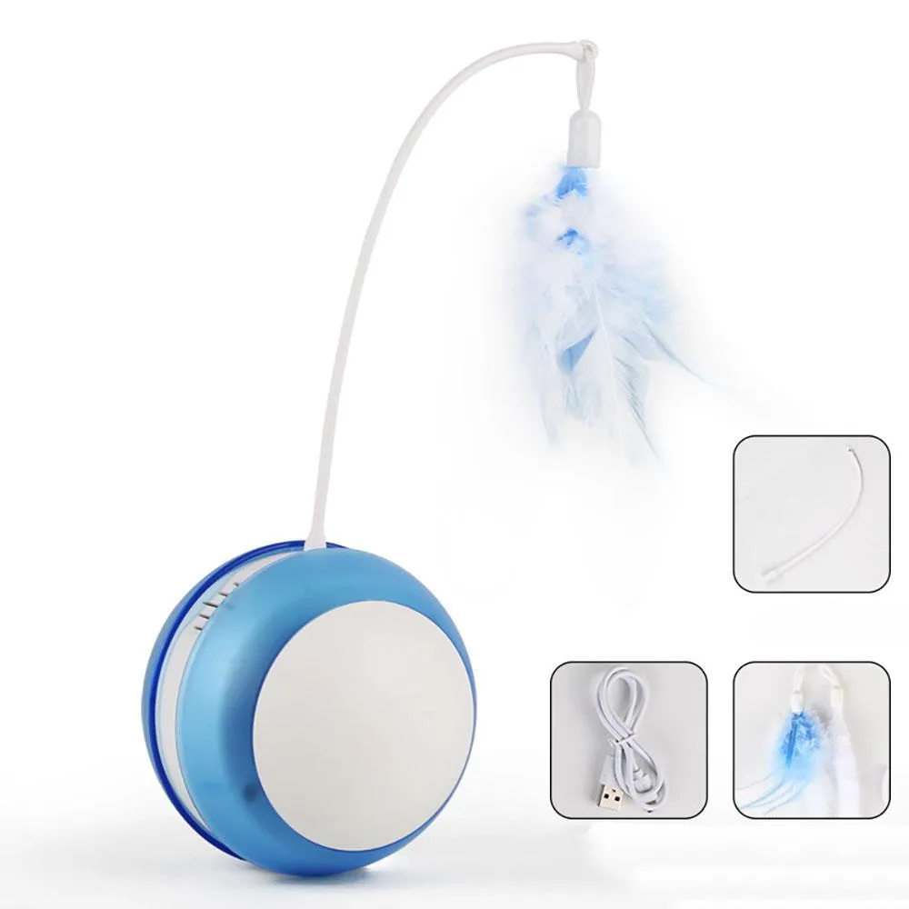 Electric Rolling Ball Cat Teaser