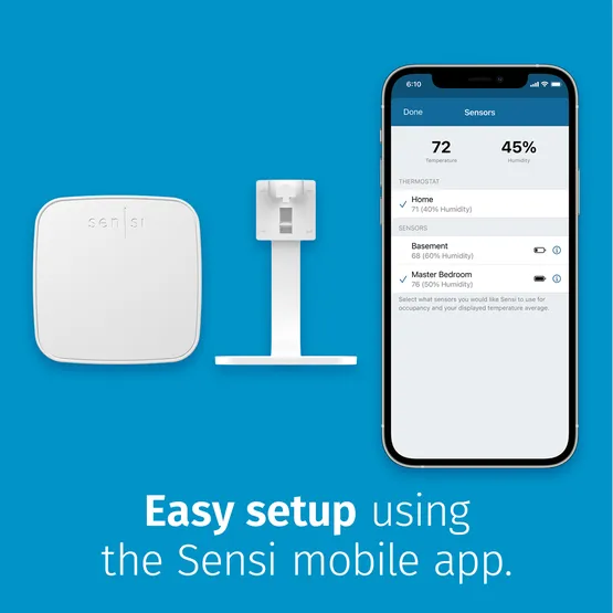 Emerson RS01-SG Remote Room Sensor for use with Sensi™ Touch 2 Thermostats
