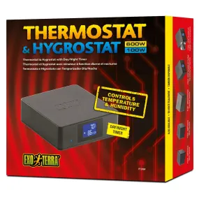 Exo Terra Thermostat 600w & Hygrostat 100w