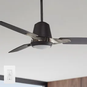 Exton 52 inch Smart Ceiling Fan with LED Light Kit Wall Switch