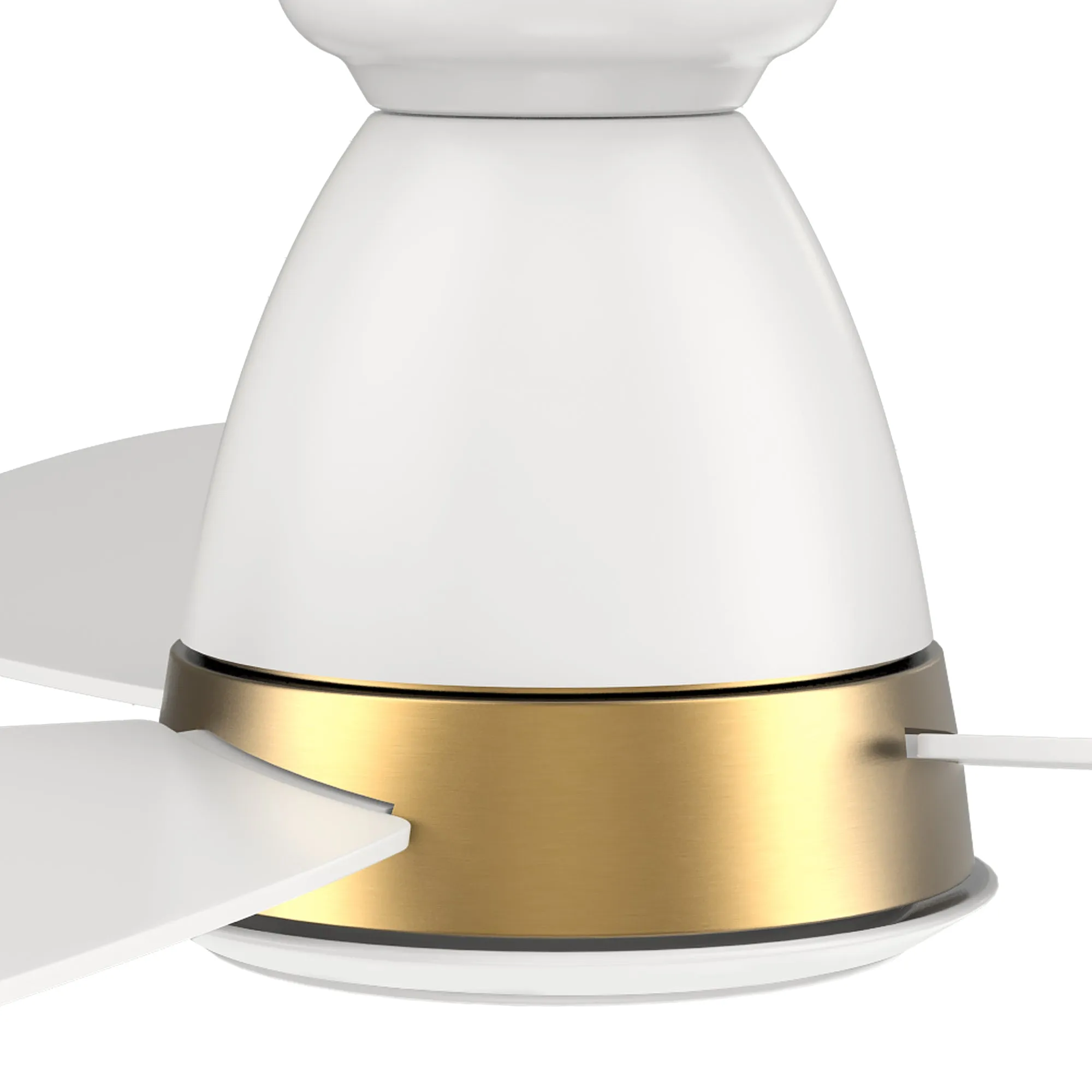 Fayette Smart Flush Mount Ceiling Fan with LED Light Outdoor Indoor 52”