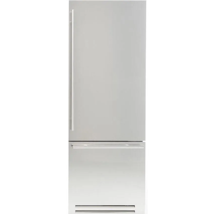 Fhiaba 30-inch, 15.5 cu.ft. Built-in Bottom Freezer Refrigerator with Interior Ice Maker FK30BI-RS1