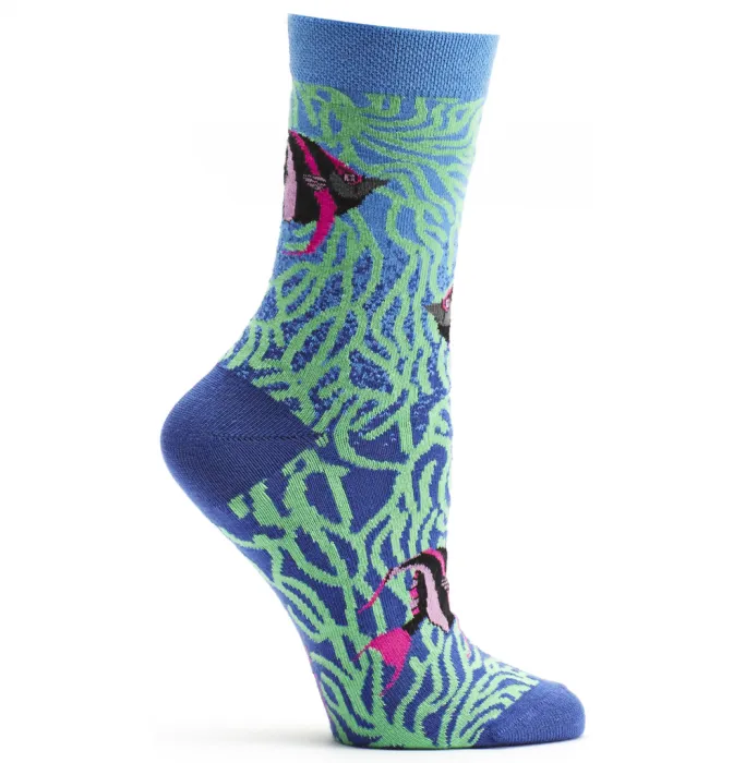 Fish and Fans Socks (Women's)