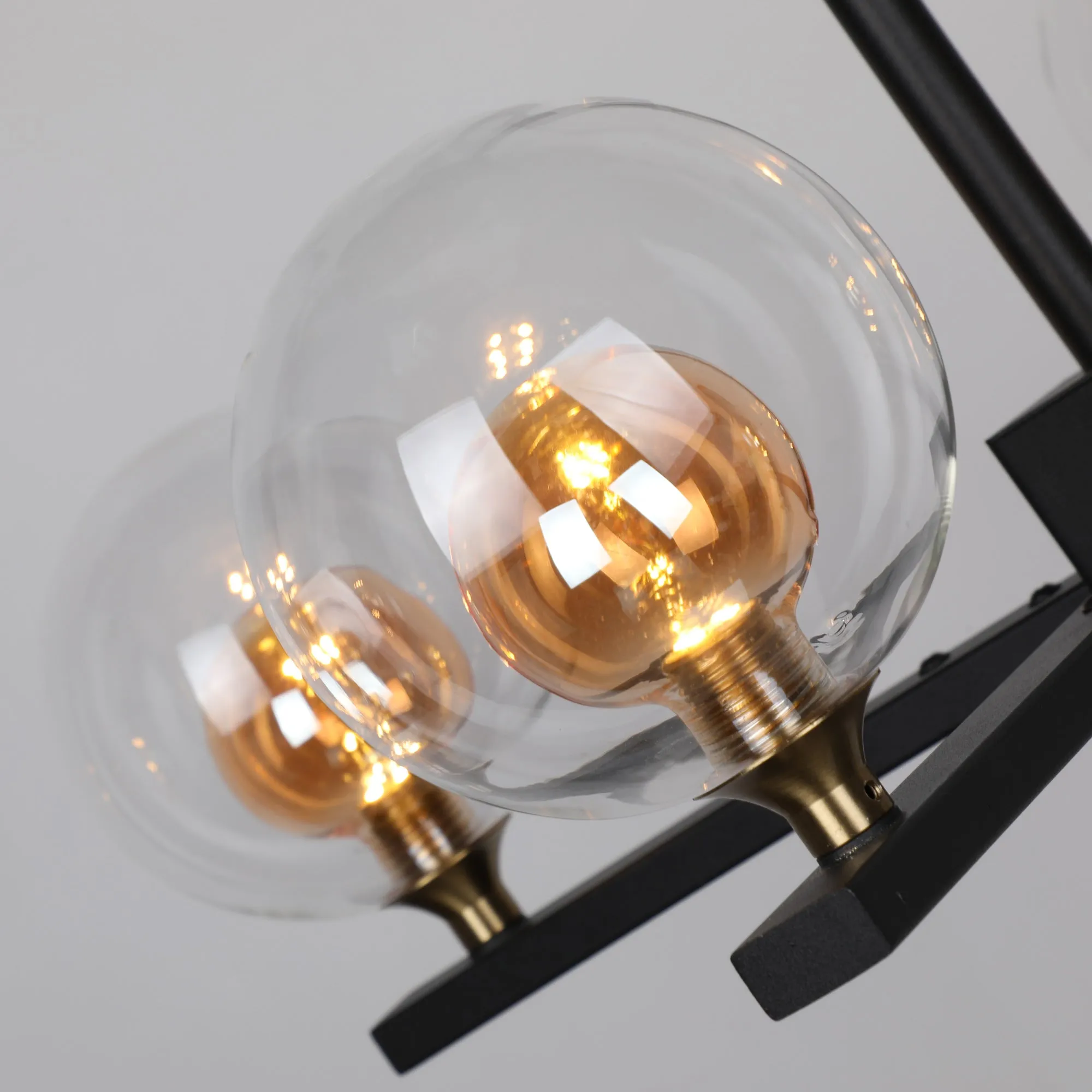 Florence Amber Glass Shade Led Pendant Light