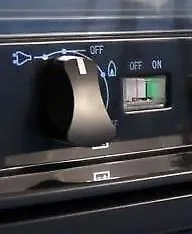 Fuel Source Selector Knob - Suit Dometic RM2350 Fridges Black