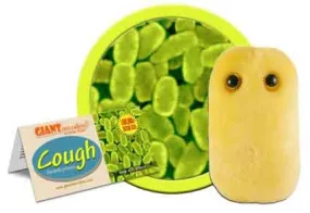 Giant Microbes Plush - Cough (Bordetella Pertussis)