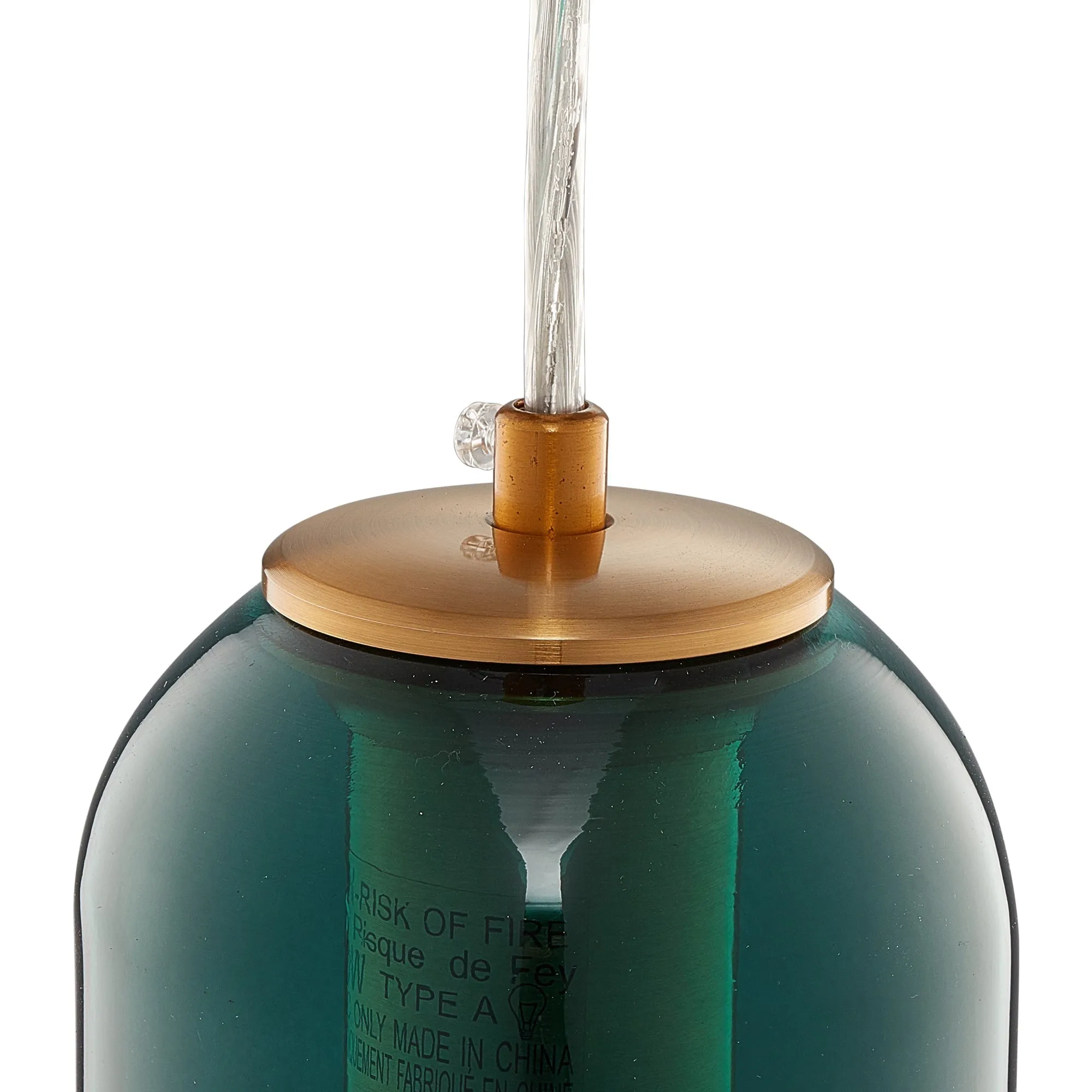 Gidra Cylinder Glass Indoor & Outdoor Pendant Light