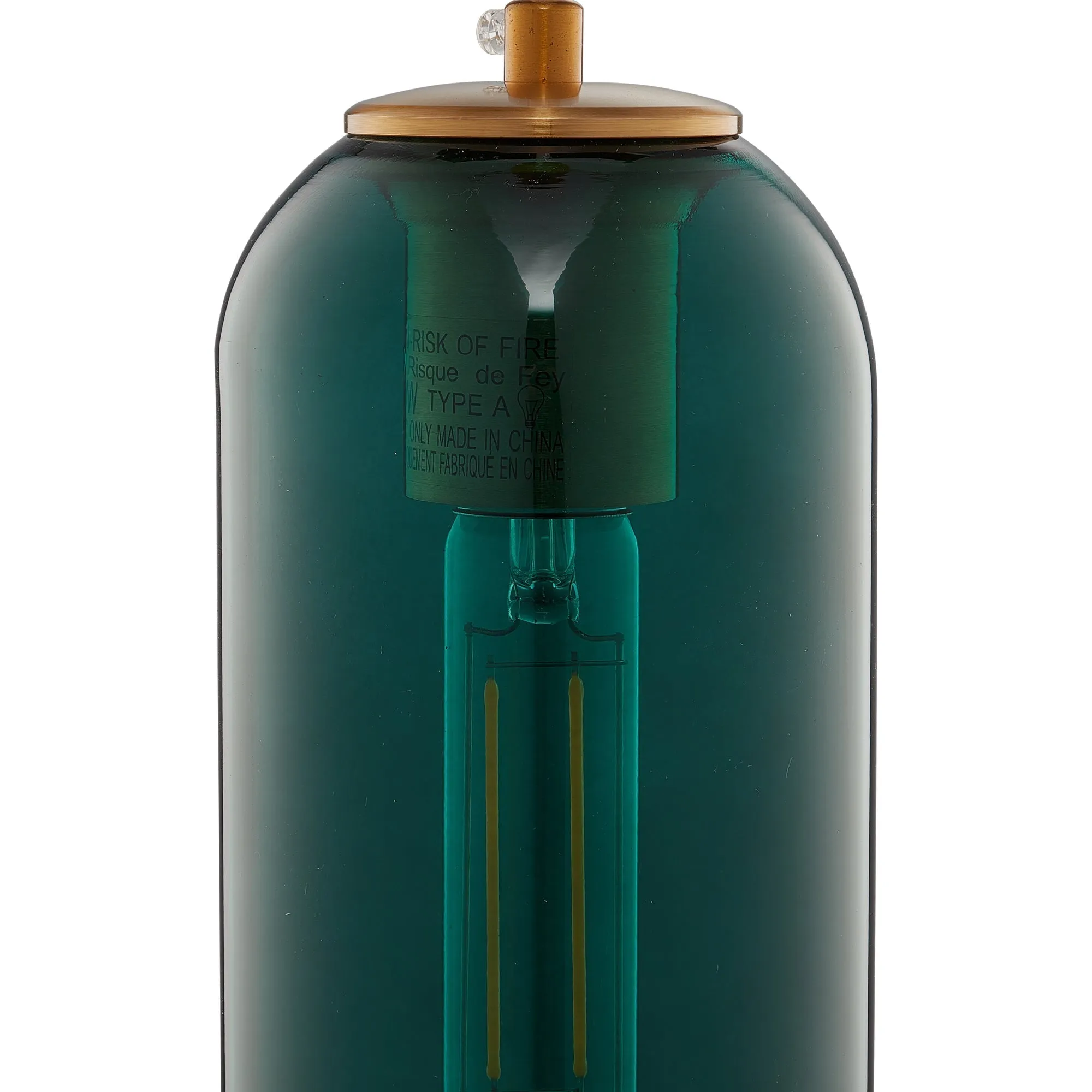 Gidra Cylinder Glass Indoor & Outdoor Pendant Light