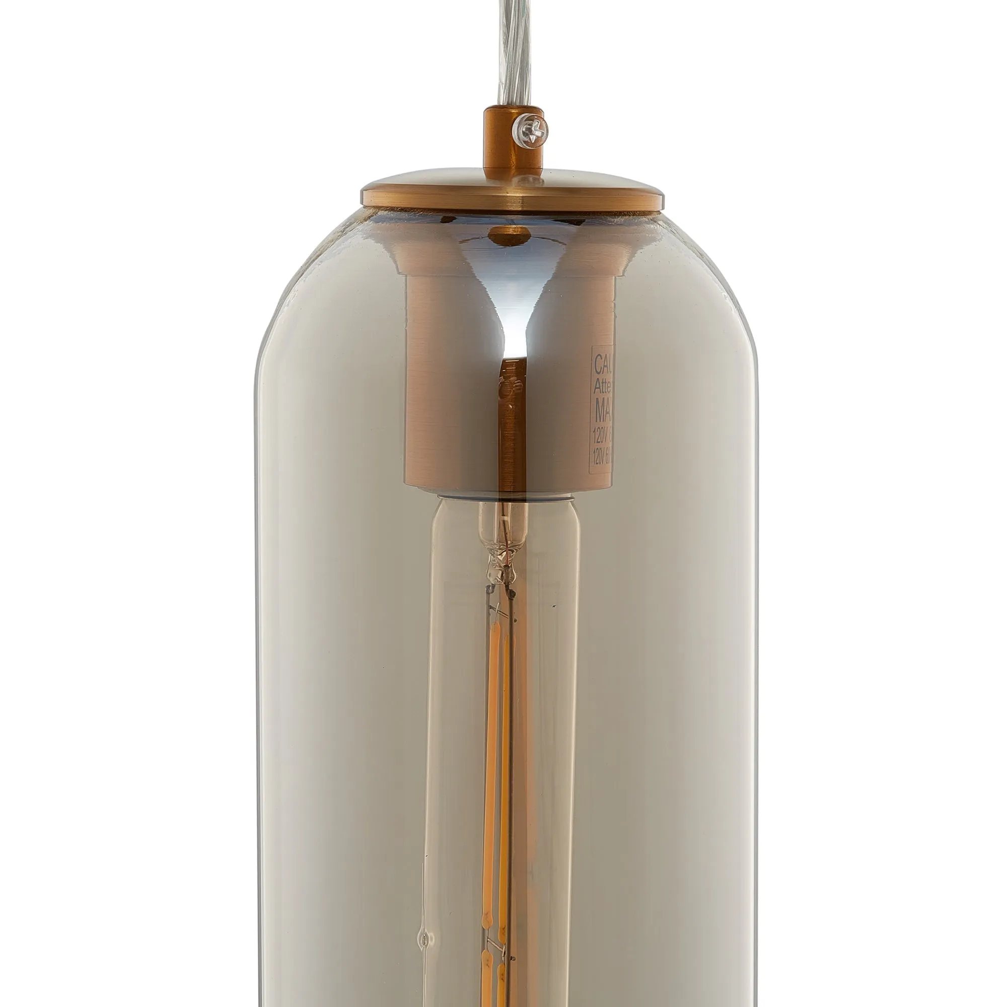Gidra Cylinder Glass Indoor & Outdoor Pendant Light